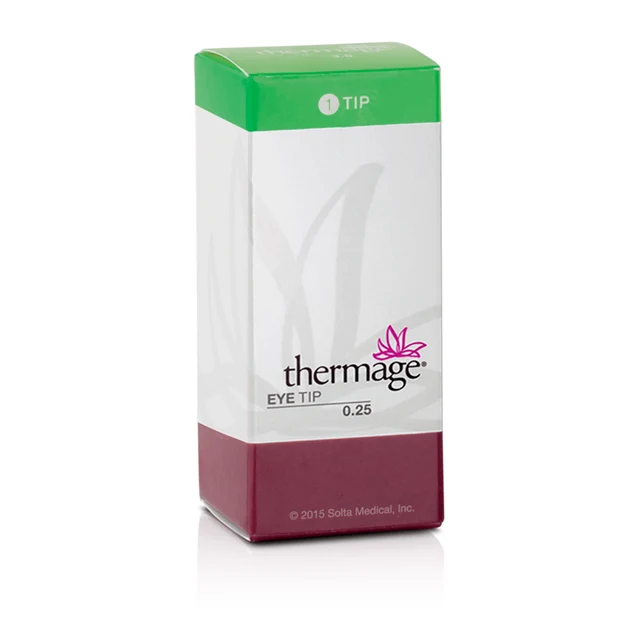 Thermage CPT Eye Tip 0.25 product box for 450 treatment reps