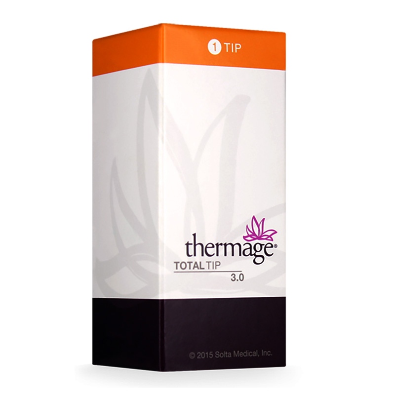Thermage CPT Total Tip 3.0 product box for 1,200 treatment reps